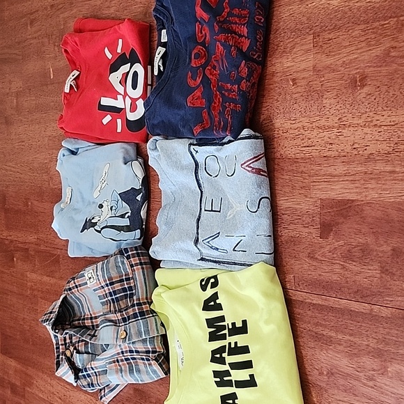 Lacoste Other - Boy's 6 Shirt Bundle